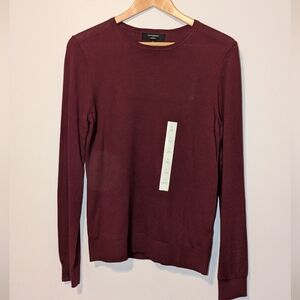 Banana Republic Maroon Crewneck Sweater